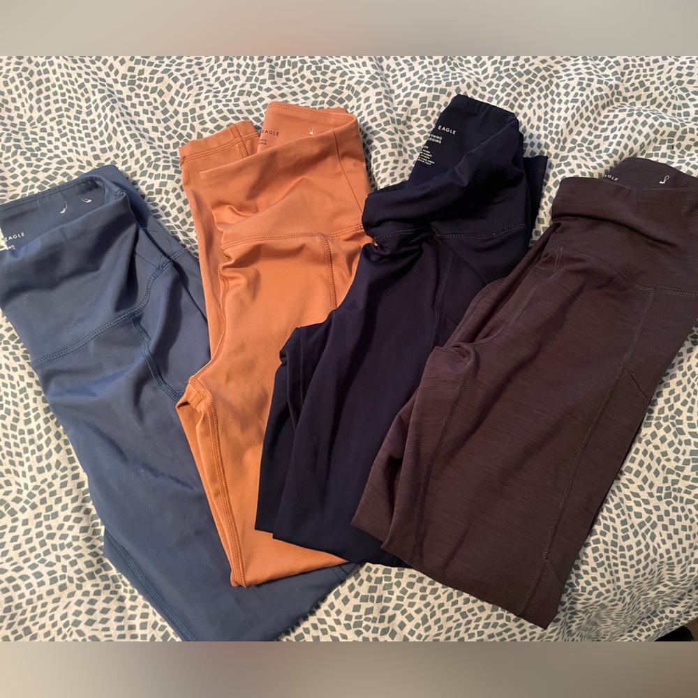 American Eagle pocket leggings (4 pack) size small